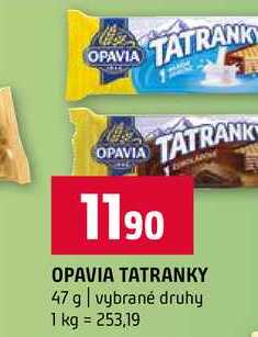 OPAVIA TATRANKY 47 g vybrané druhy