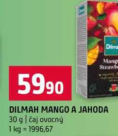 DILMAH MANGO A JAHODA 30 g čaj ovocný