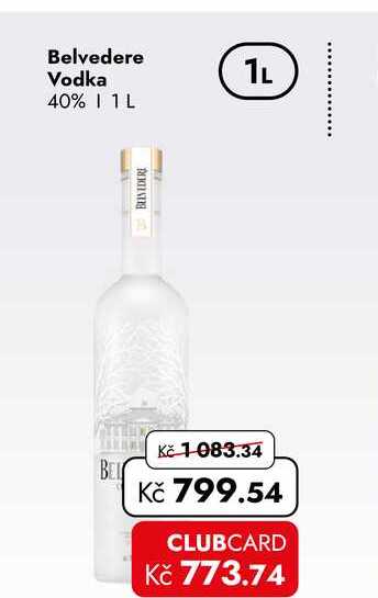BEL Belvedere Vodka 40% 1L