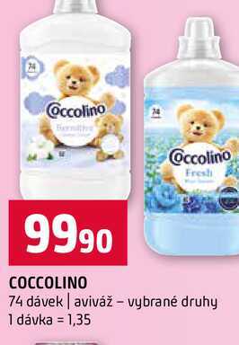 COCCOLINO 74 dávek aviváž vybrané druhy