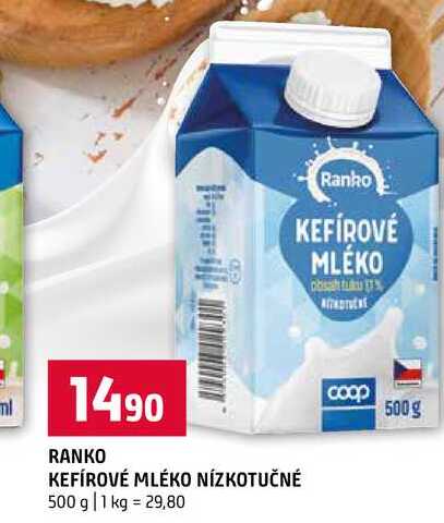 RANKO KEFÍROVÉ MLÉKO NÍZKOTUČNÉ 500 g