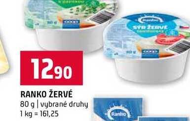 RANKO ŽERVÉ 80 g vybrané druhy