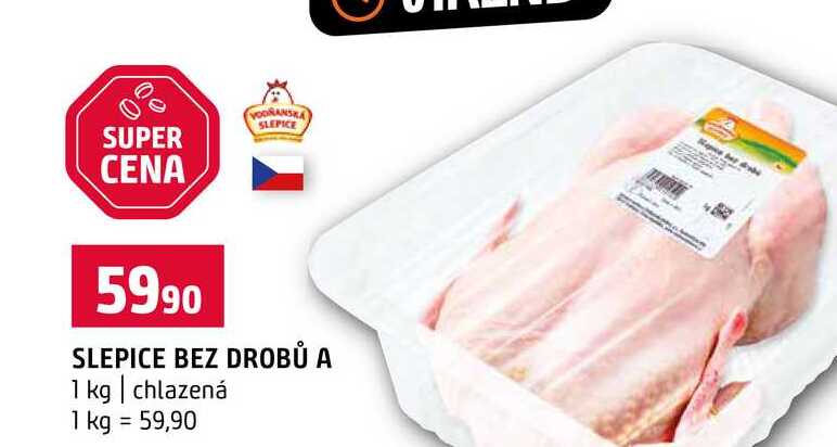 SLEPICE BEZ DROBŮ A 1 kg chlazená