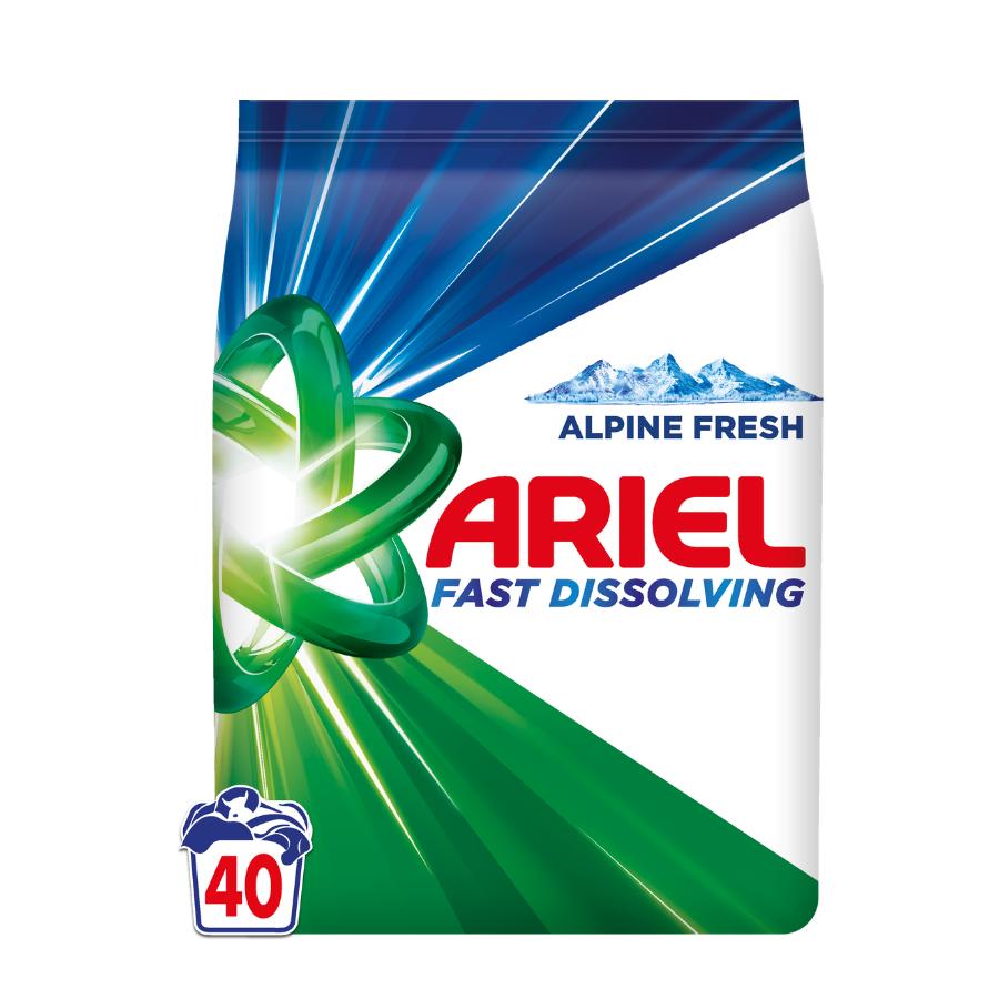Ariel Alpine Fresh Prášek na praní 2,2 kg 40 praní
