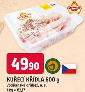 KUŘECÍ KŘÍDLA 600 g 