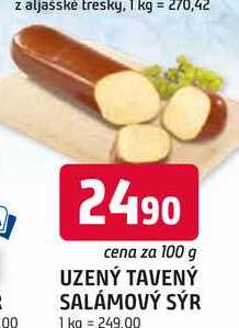 UZENÝ TAVENÝ SALÁMOVÝ SÝR 100 g