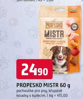PROPESKO MISTR 60 g pochoutka pro psy