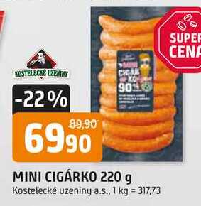 MINI CIGÁRKO 220 g