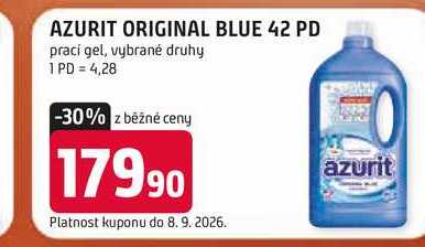 AZURIT ORIGINAL BLUE 42 PD prací gel