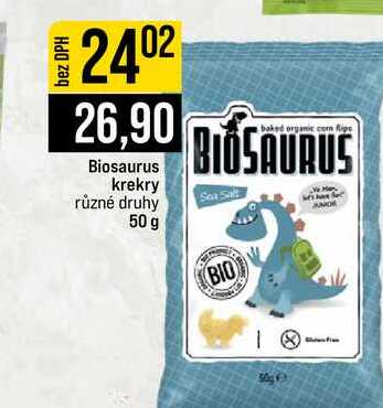 Biosaurus krekry různé druhy 50 g 