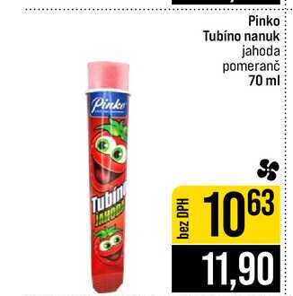 Pinko Tubíno nanuk jahoda pomeranč 70 ml 