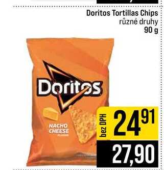 Doritos Tortillas Chips různé druhy 90 g 