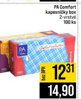 PA Comfort kapesníčky box 2-vrstvé 100 ks 