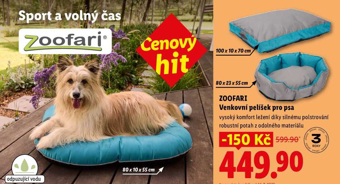 ZOOFARI Venkovní pelíšek pro psa 