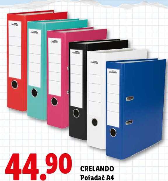 44.90 CRELANDO Pořadač A4