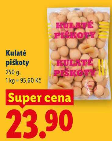 Kulaté piškoty, 250 g
