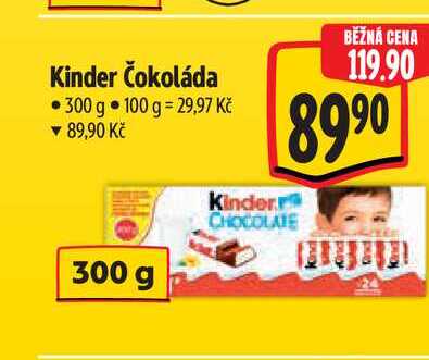 Kinder Čokoláda 300 g
