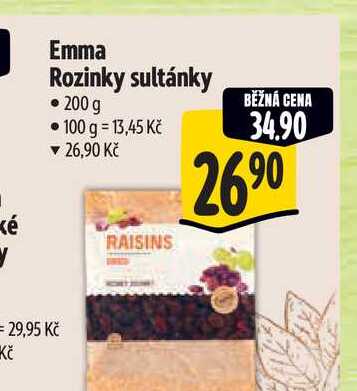   Emma Rozinky sultánky 200 g 