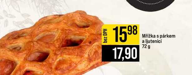 Mřížka s párkem a ljutenicí 72 g 