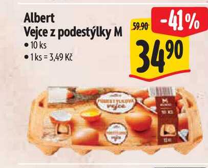 Albert Vejce z podestýlky M 10 ks