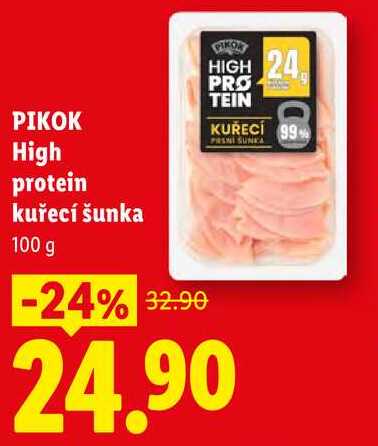 PIKOK High protein kuřecí šunka, 100 g