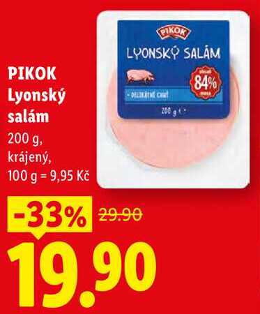 PIKOK Lyonský salám, 200 g