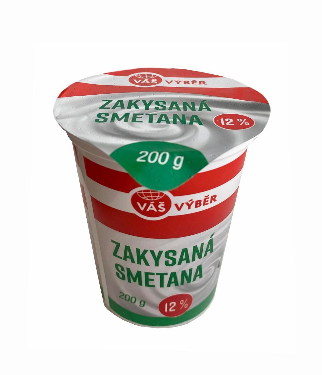 VÁŠ VÝBĚR Zakysaná smetana, 200 g