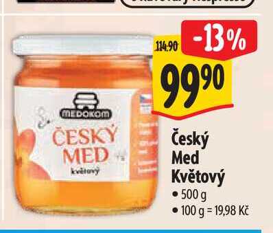 Český Med Květový 500 g