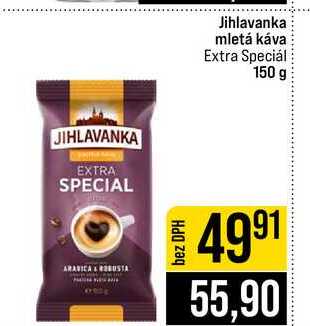 Jihlavanka mletá káva Extra Speciál 150 g 
