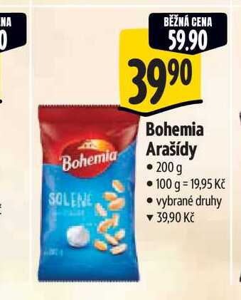 Bohemia Arašídy 200 g