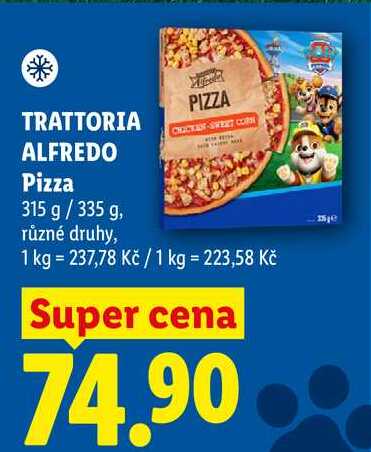 TRATTORIA ALFREDO Pizza, 315 g/335 g