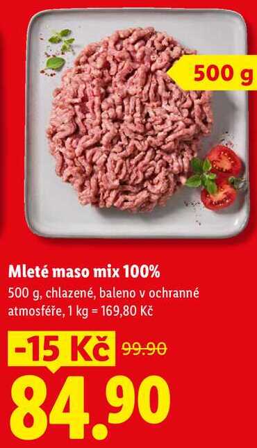 Mleté maso mix 100%, 500 g