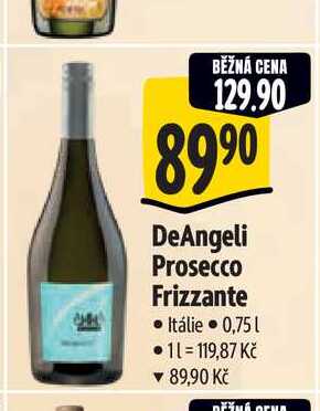   DeAngeli Prosecco Frizzante 0,75 l