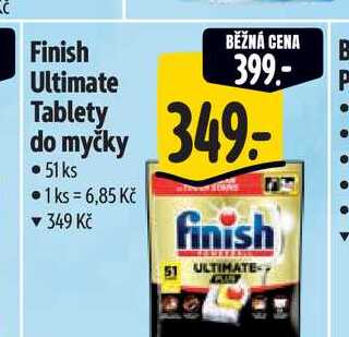  Finish Ultimate Tablety do myčky  51ks 
