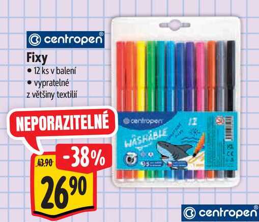 Fixy centropen 12 ks