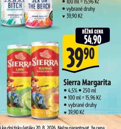 Sierra Margarita 4,5% 250 ml