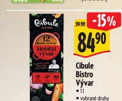Cibule Bistro Vývar 1 l