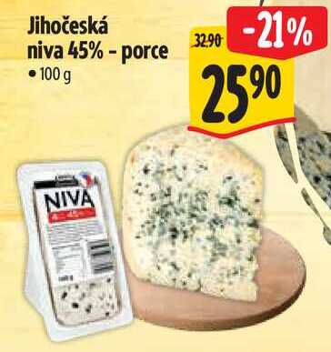 Jihočeská niva 45% - porce, 100 g