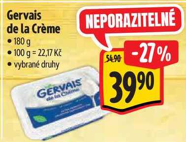 Gervais de la Crème, 180 g