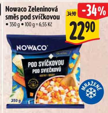 Nowaco Zeleninová směs pod svíčkovou, 350 g 