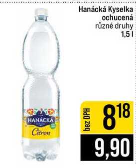 Hanácká Kyselka ochucená různé druhy 1,5l