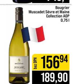Bougrier Muscadet Sévre et Maine Collection AOP 0,75l