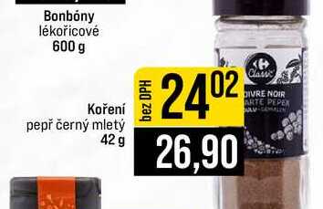 Koření pepř černý mletý 42 g