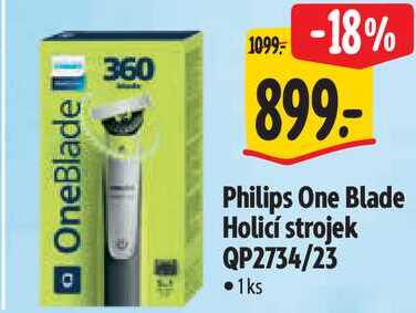 Philips One Blade Holicí strojek QP2734/23