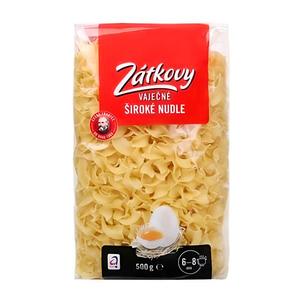 Zátkovy těstoviny Nudle široké vaječné