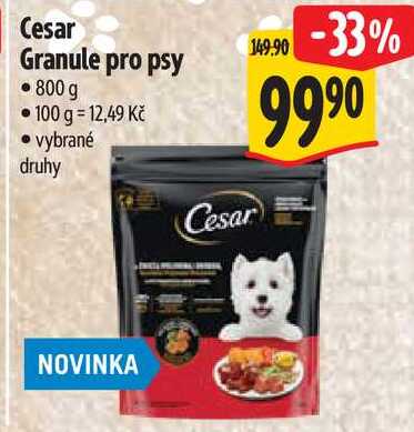 Cesar Granule pro psy, 800 g