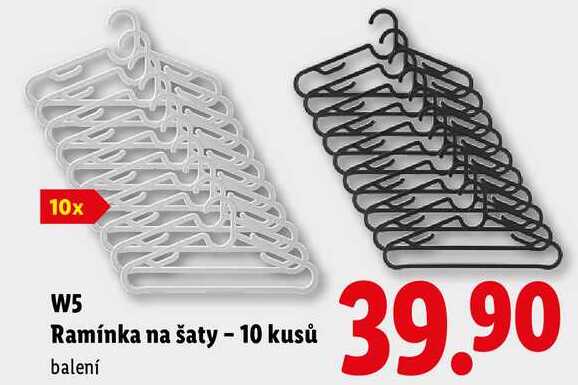 W5 Ramínka na šaty - 10 kusů 