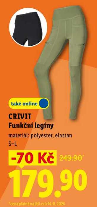  CRIVIT Funkční legíny 