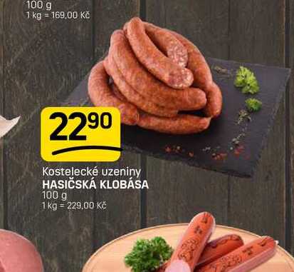 HASIČSKÁ KLOBÁSA 100 g