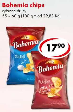 Bohemia chips, 55-60 g  